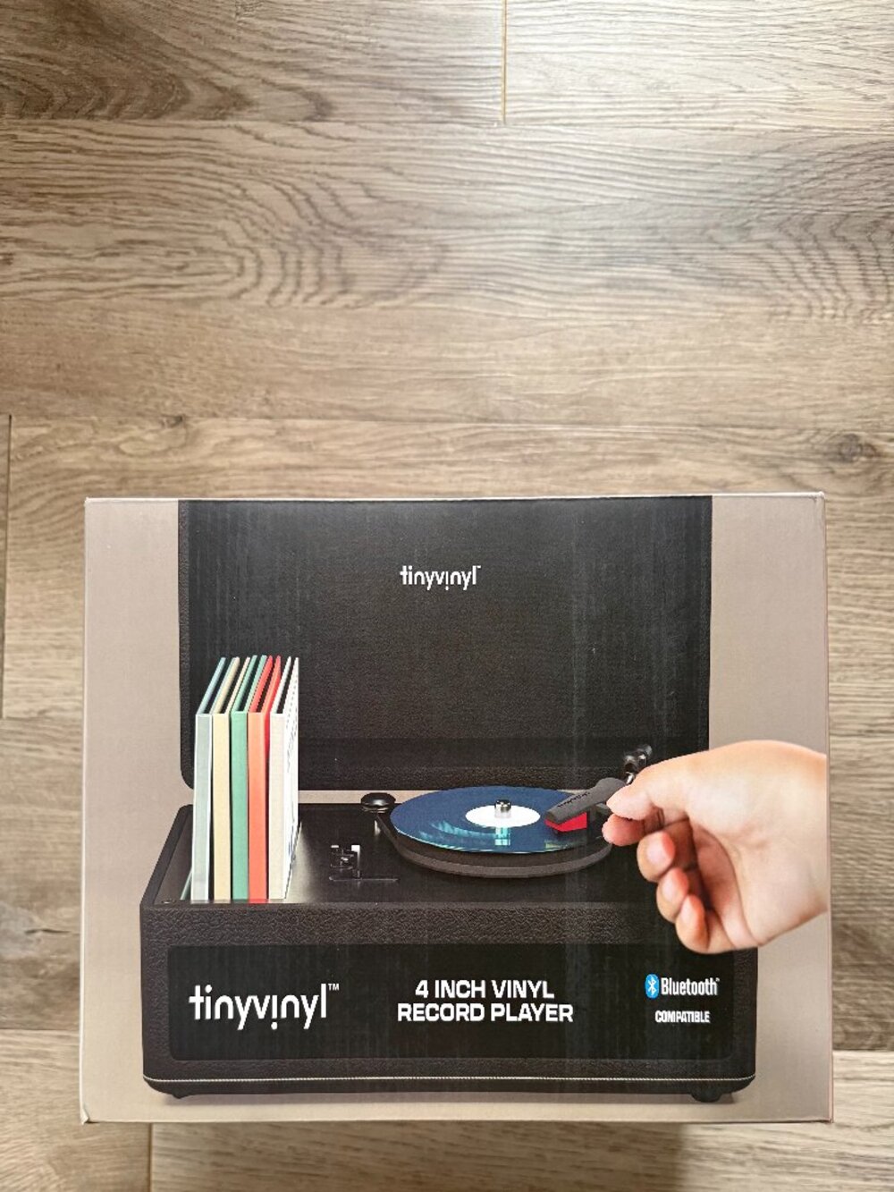 New Tiny Vinyl Bluetooth Record Player Turntable for 4-inch mini vinyls